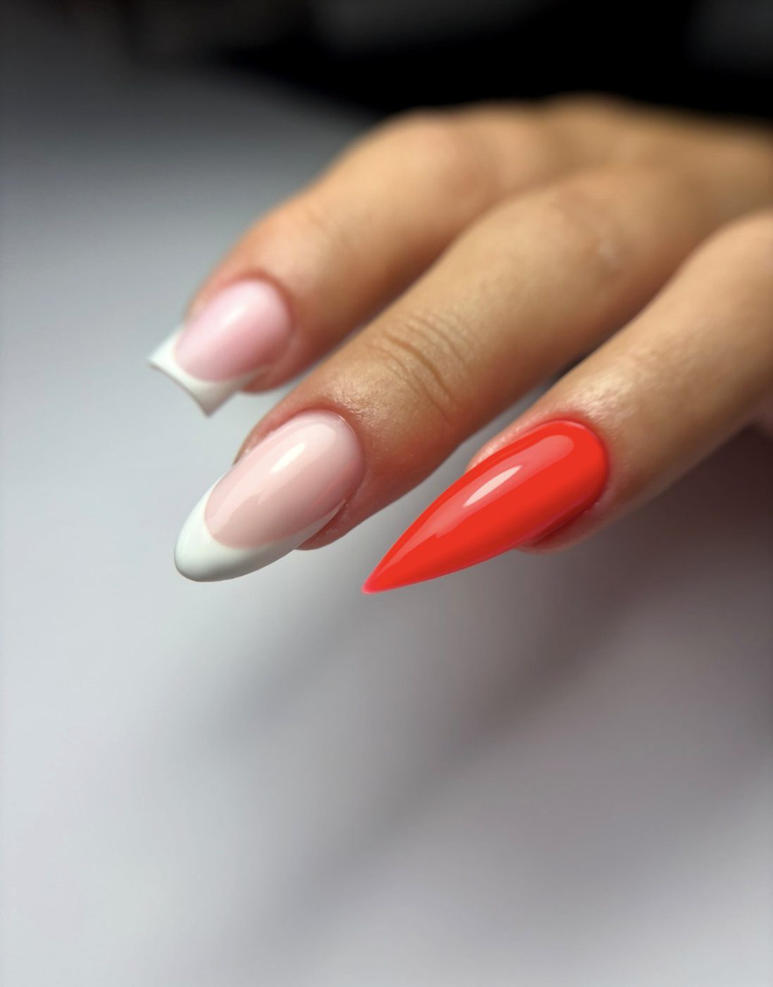 French et rouge
